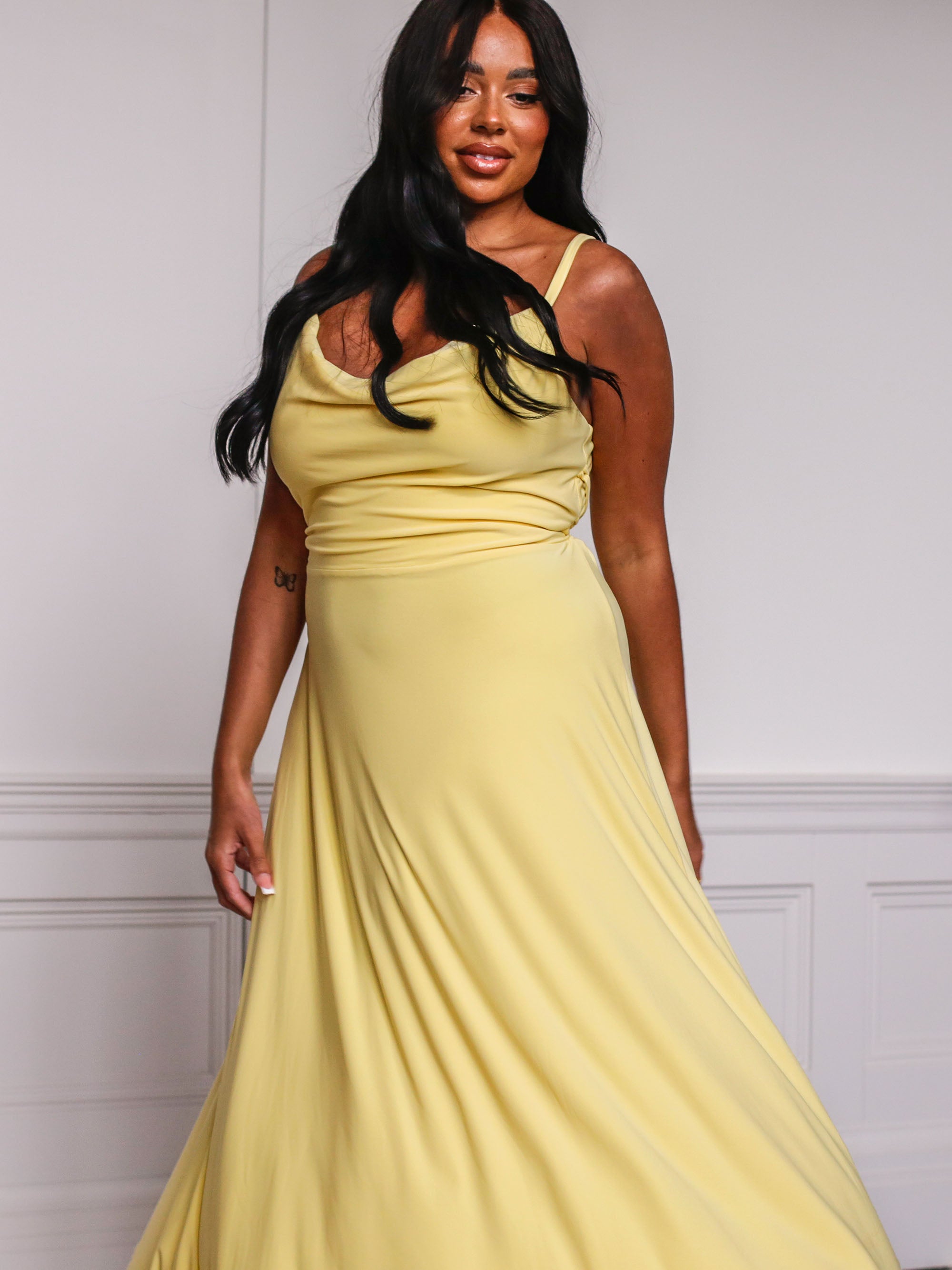 Lulah Drape Maxi Dress