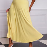 Lulah Drape Maxi Dress