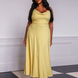 Lulah Drape Maxi Dress