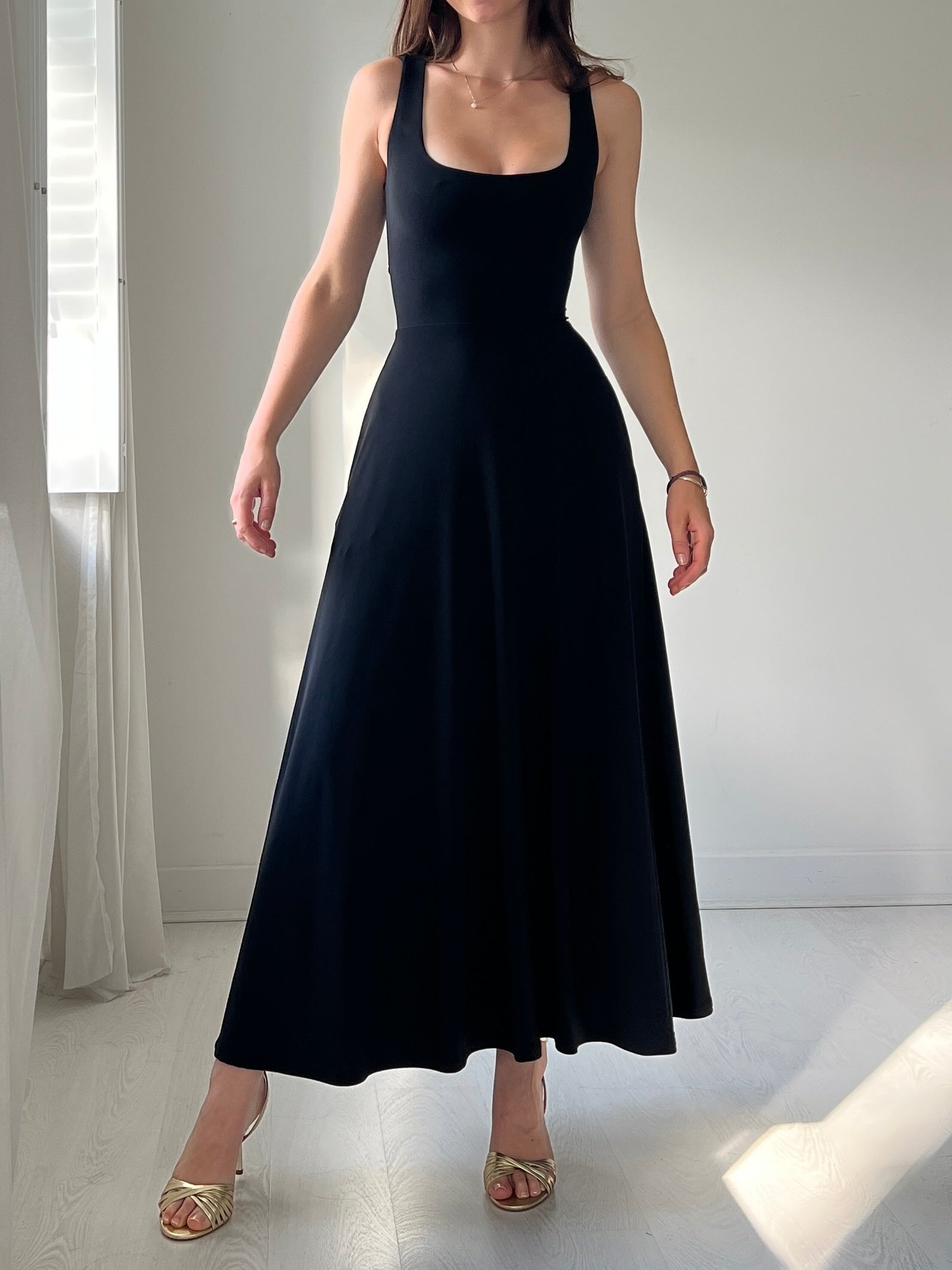 Boom Boom The Label/ Aym Studio Black Midi Dress Size XS NWT