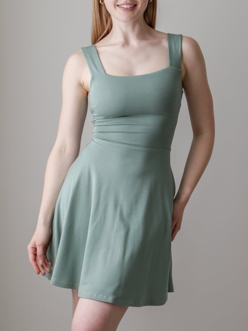 Audrey Mini Dress in Organic Bamboo