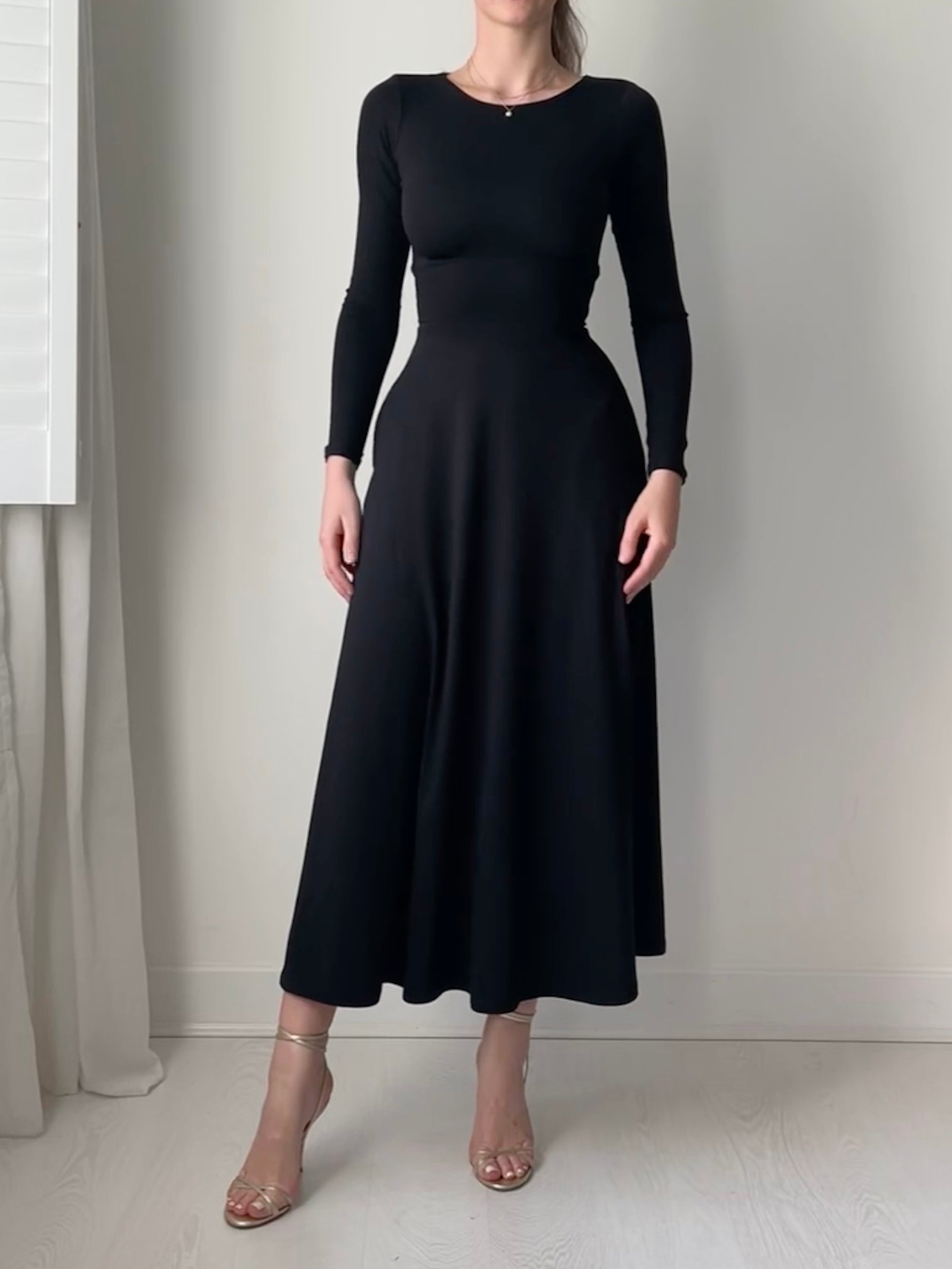 Dorset Drape Dress with Built-In Bra – AYM