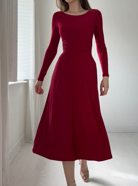 Crinkle Jersey Sleeveless Midi Dress | Karen Millen